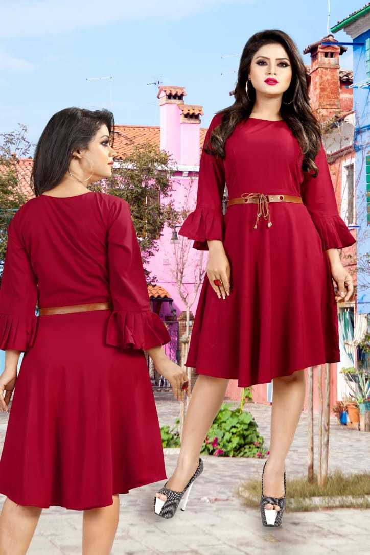 Allen Solly Fit & Flare Dress