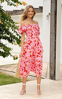Floral A-Line Summer Dress